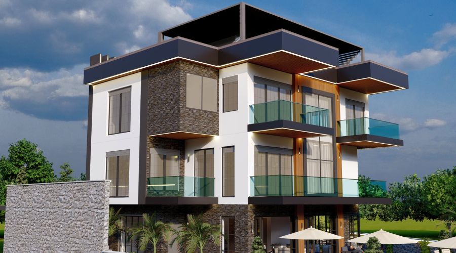 Sea-views Kargicak Magnolia Villa for sale Alanya