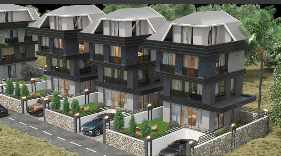 3-Bedroom New Villa Project For Sale in Avsallar