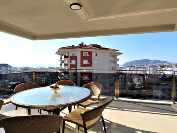 Sea View 2 Bedroom Apartment For Sale Alanya Park Cikcilli